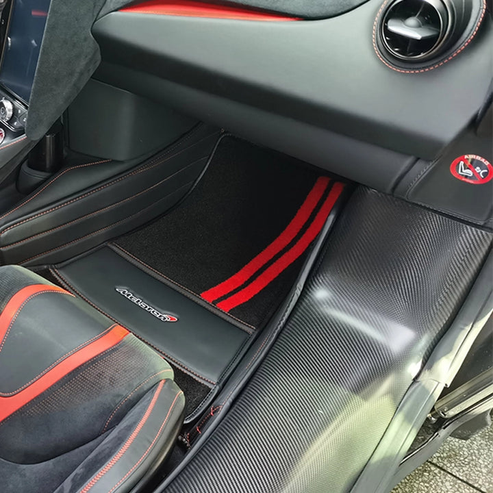 マクラーレン 720s フィット感抜群 高級フロアマット最上級 左右ハンドル対応 滑り止め