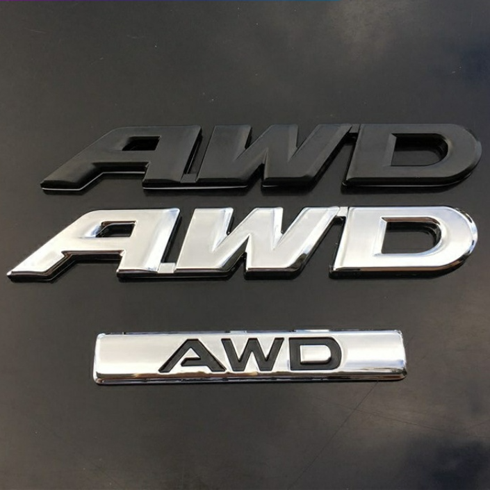 スバル AWD V6 ロゴ ボディ エンブレム