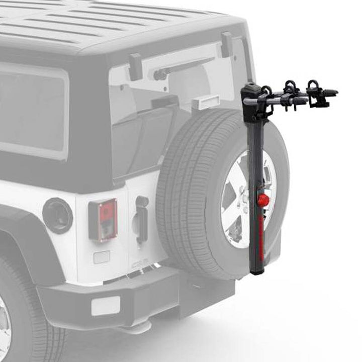 Yakimaヤキマ正規品 自転車ラック スペアタイヤ式 汎用 安定 取付簡単 ヒッチ付き サイクルキャリア
