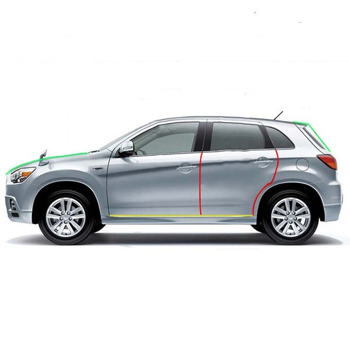車用ドアモール U字型 愛車保護 取り付け簡単 キズ防止 騒音低減 5m バンパーストリップ