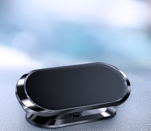 スマホホルダー 車 携帯ホルダー 貼り付けタイプ　全機種 電波干渉なし 自由回転 合金