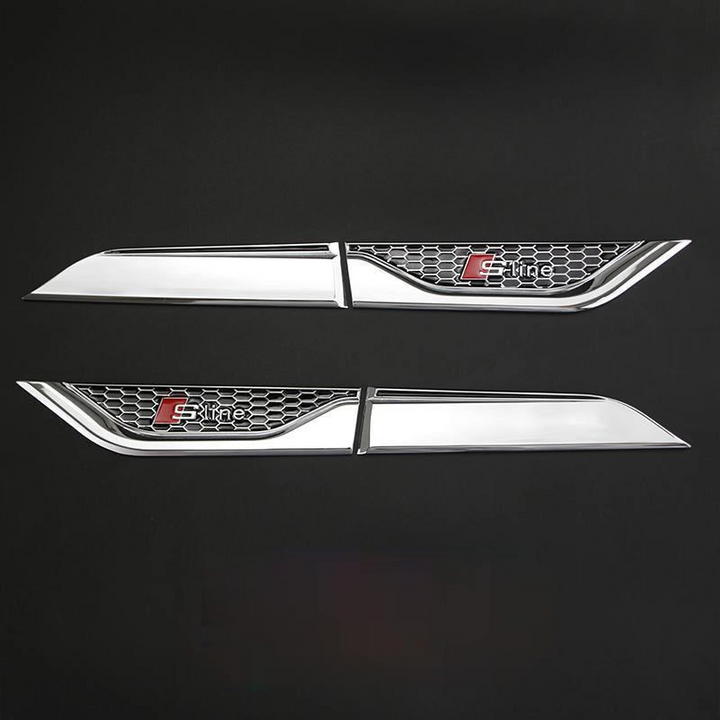 アウディaudiフェンダーステッカーA3 / A4L / A6L / Q3 / Q5L / Q7 / Q2Lデコラティブカーステッカー