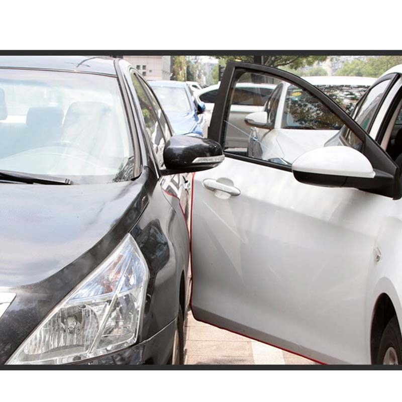 車用ドアモール U字型 愛車保護 取り付け簡単 キズ防止 騒音低減 5m バンパーストリップ