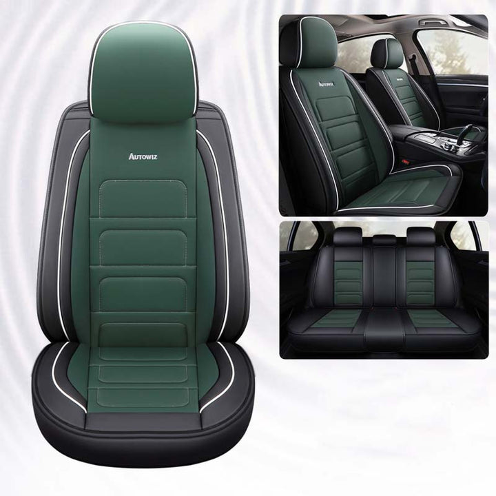 おしゃれ 汎用シートカバー クッション付き 6色レザー 防水防汚 耐久性 軽/普自動車 SUV