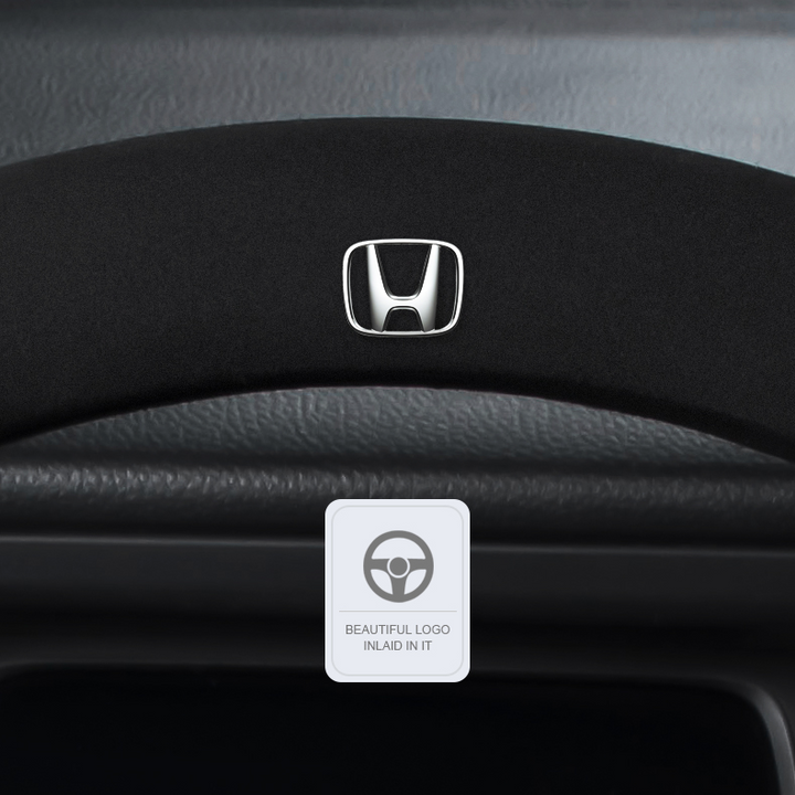 HONDA ホンダ  本革 スエード ハンドルカバー 手触りよし 取り付け簡単 おしゃれ 36/38CM