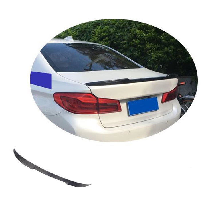 リアスポイラーBMW 5シリーズ G30/G38 17-19年式 カーボンファイバー 貼り付け装着
