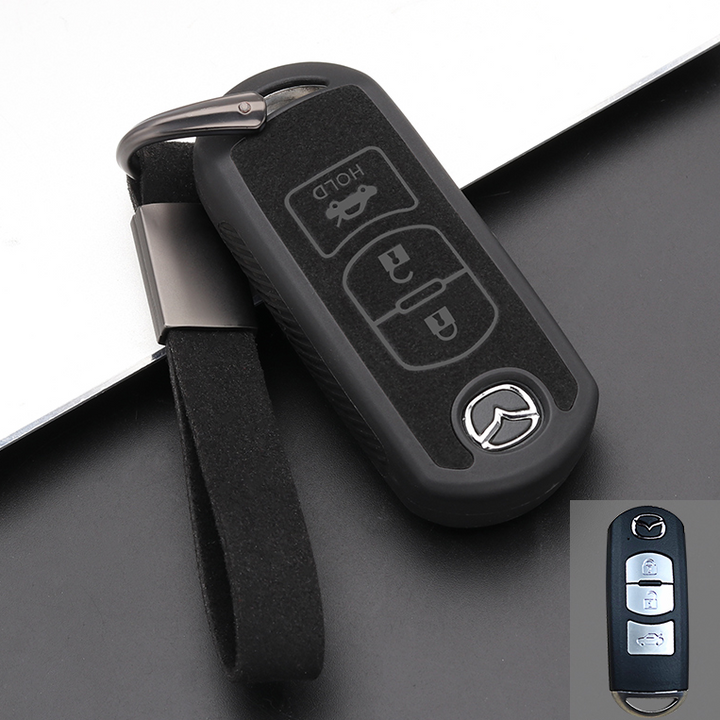 Mazda マツダ 高級感スマートキーケース カーキーカバー 耐摩擦性 耐久性 全面保護