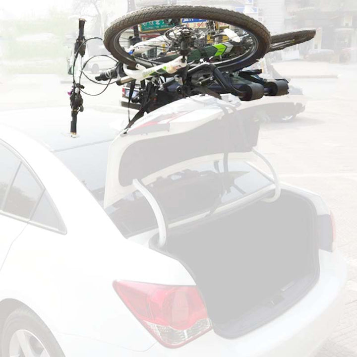 サイクルキャリア リアドア用 全車種対応 取付簡単 リアマウント式 ヒッチ付き 自転車ラック