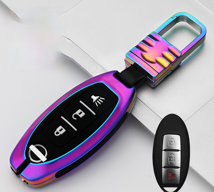 日産NISSAN インテリジェントキーケース キーカバー 高級品 軽量 3/4/5ボタン