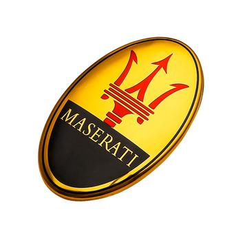 マセラティ　純正エンブレム MASERATI 純正 部品 エンブレム 73 x 45 mm