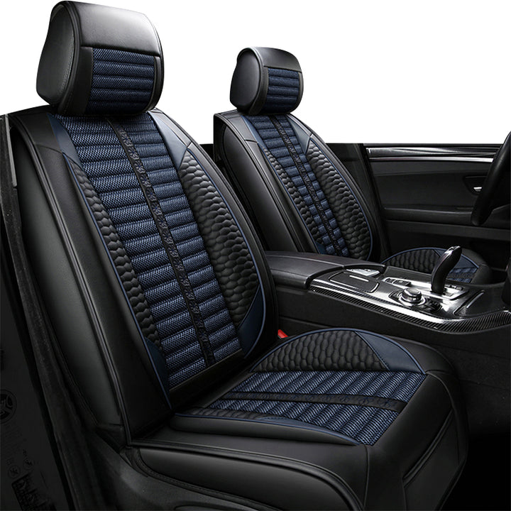 リネン製 汎用シートカバー フィット感抜群 4色 通気防水 耐摩耗性 軽/普自動車 SUV