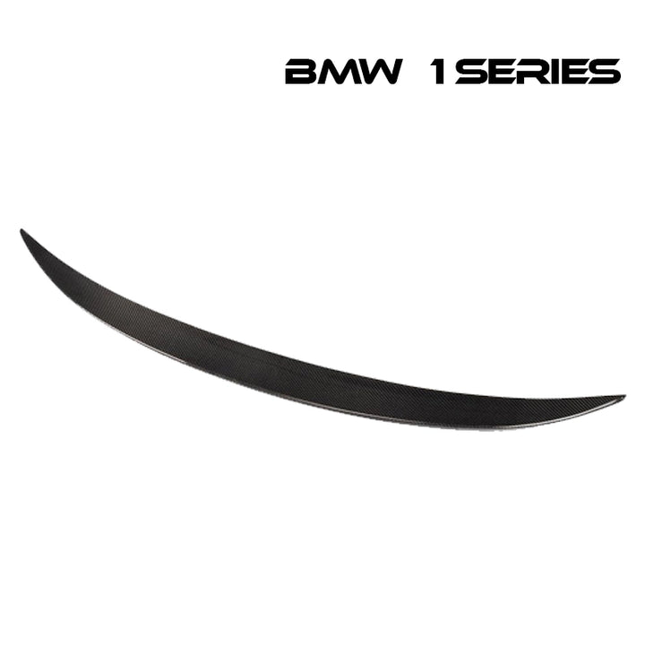 リアスポイラー BMW 1シリーズ E82 06-13年式 カーボンファイバー 貼り付け装着