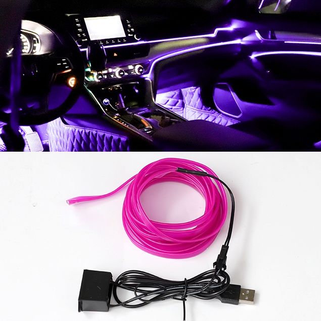 ledテープ 車雰囲気ライト led テープライト フットランプ 車内装飾 USB 3メートル