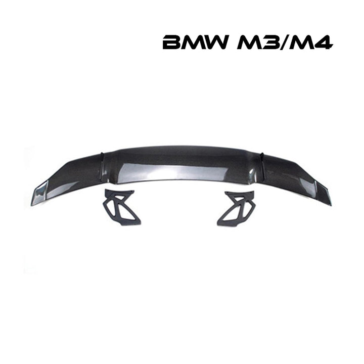 高級 リアスポイラー BMW M3/M4 14-19年式 カーボンファイバー リアウィング