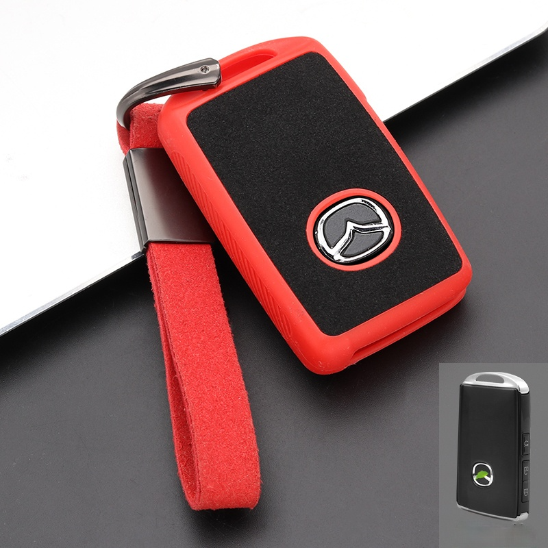 Mazda マツダ 高級感スマートキーケース カーキーカバー 耐摩擦性 耐久性 全面保護
