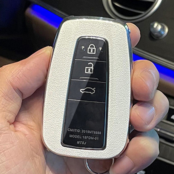 TOYOTA 車用 キーケース キーカバー 高級感 オシャレ 耐摩耗 耐久性 高品質レザー 傷 汚れ防止 軽量 防水 鍵を保護