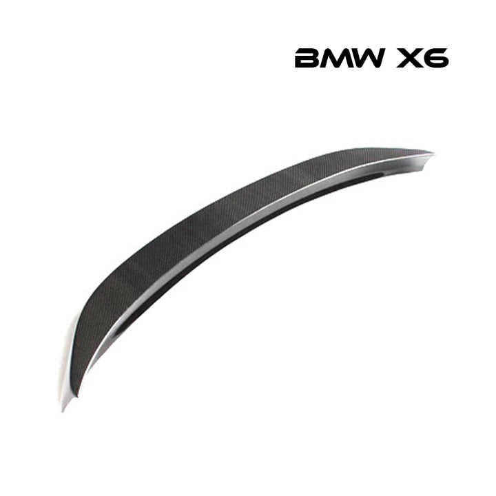 リアスポイラー BMW X6 E71 全年式対応 カーボンファイバー 貼り付け装着 リアウィング