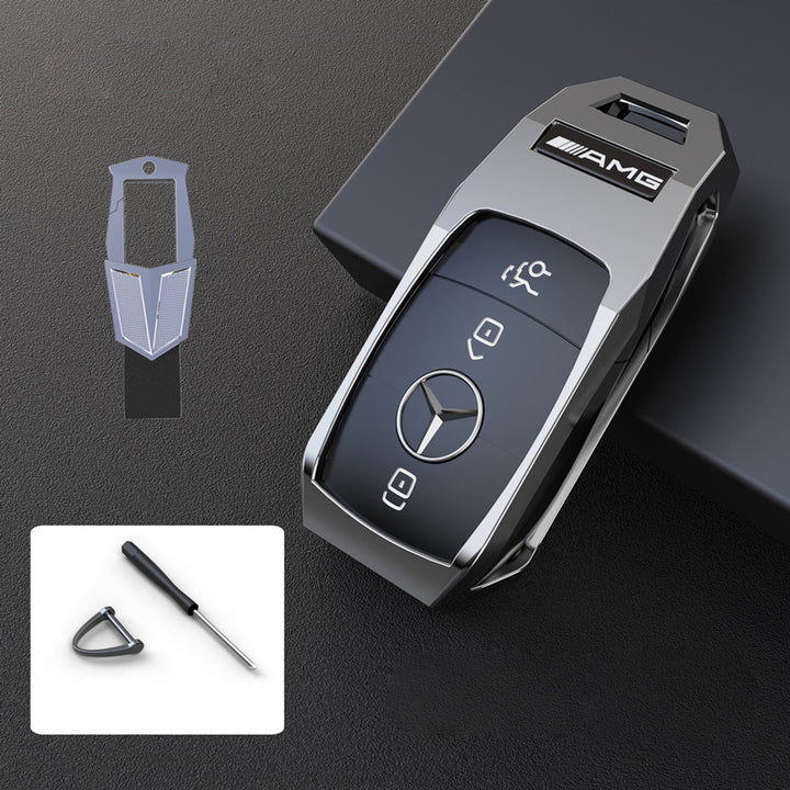 ベンツ Benz 専用キーケース 高級感 オシャレ 高品質合金 全面保護 キーホルダー