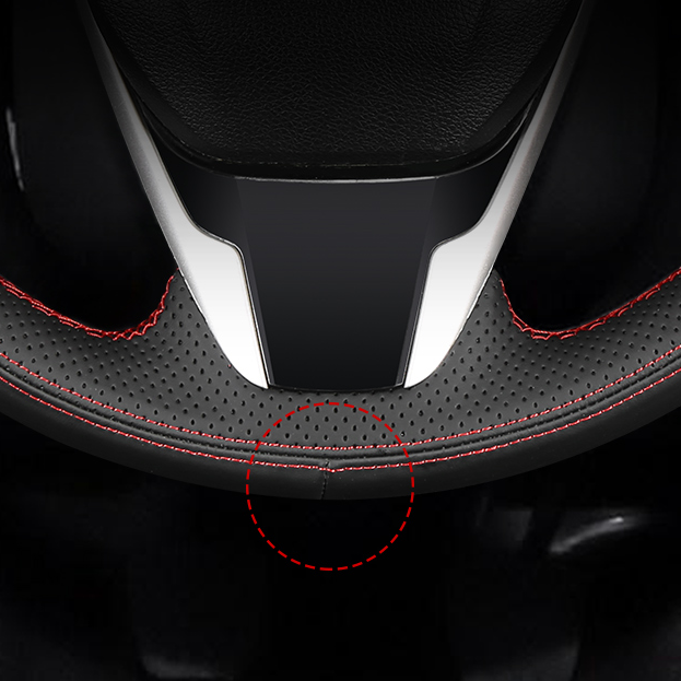 HONDA ホンダ 本革  編み込み式 ハンドルカバー グリップ感抜群 手触りよし スポーツ風　