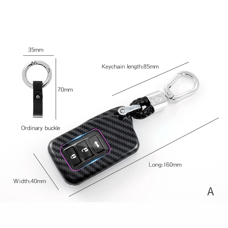 LEXUS レクサス専用 ABSカーボン調 キーフルカバー カースマートキーケース