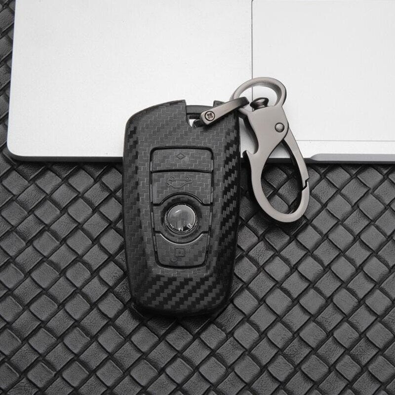 BMW車用 キーケース キーカバー 全面保護 炭素繊維 利便性 取付簡単 防塵防水 落下防止 F20 F30 G20 F34 f31 F10 G30 F11 X3 F25 X4 I3 M3 M4 1 53シリーズ