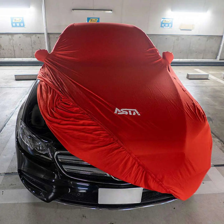 【ASTA ラグジュアフィット 屋内専用プレミアム車両ボディカバー】オーダーメイド 最高級生地  柔かい 裏起毛車カバー