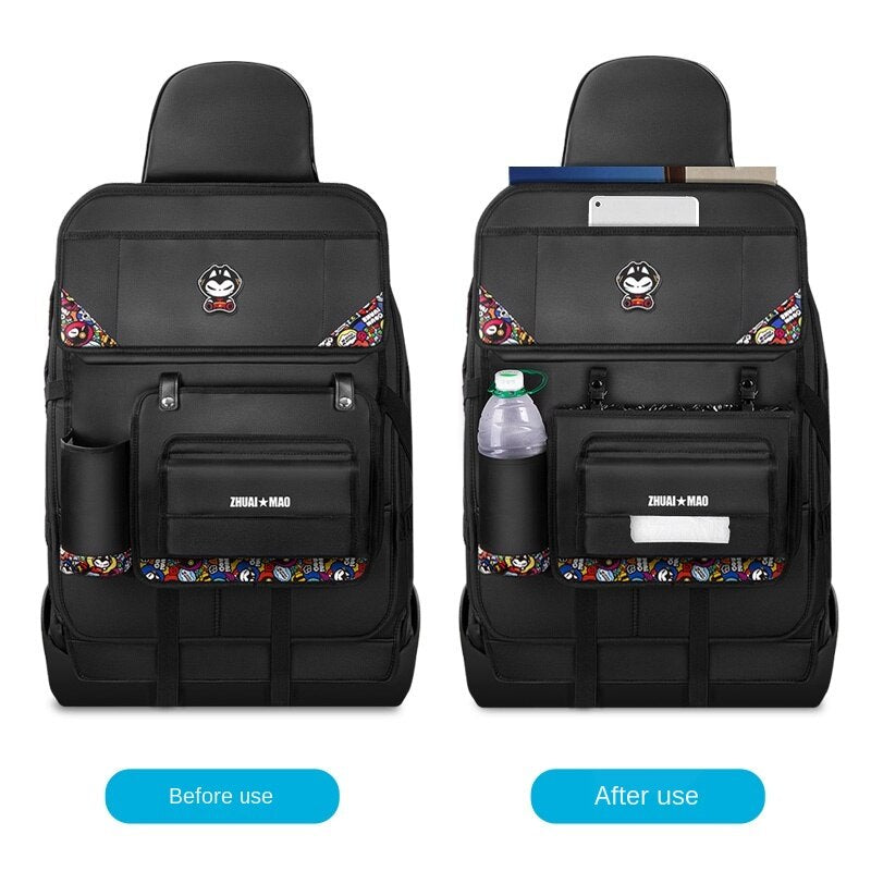 車のシートバック収納バッグハンギングバッグ子供用ダイニングテーブル車の背もたれ収納バッグ車の室内装飾用品Daquan