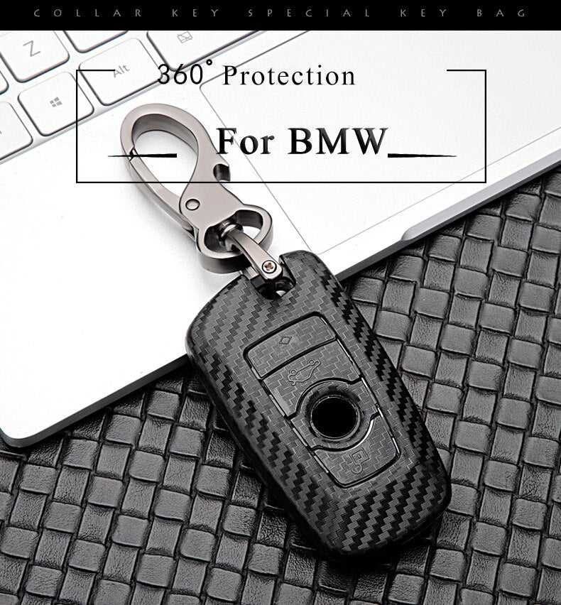 BMW車用 カーボンファイバー 炭素繊維 キーカバー キーケース E90 F10 F20 F30 X3 X4 M2 M3 M5M6用 1 3 4 5 67シリーズ GT新着用