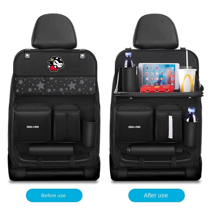 車のシートバック収納バッグハンギングバッグ子供用ダイニングテーブル車の背もたれ収納バッグ車の室内装飾用品Daquan