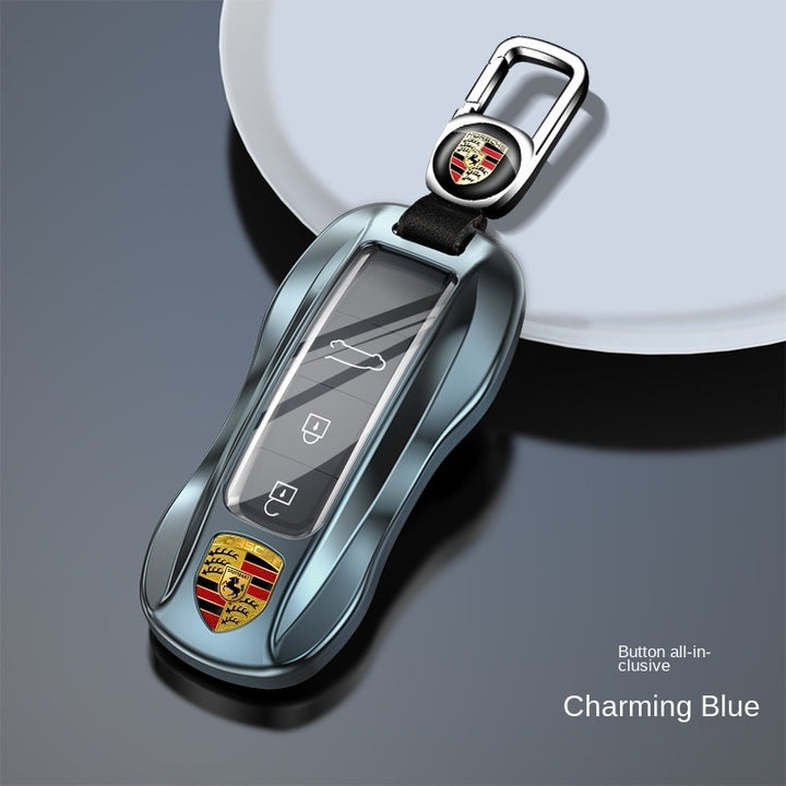 ポルシェPorsche専用キーケース オシャレ 高級合金 贅沢触感 流れ光沢 多色キーカバー キーホルダー