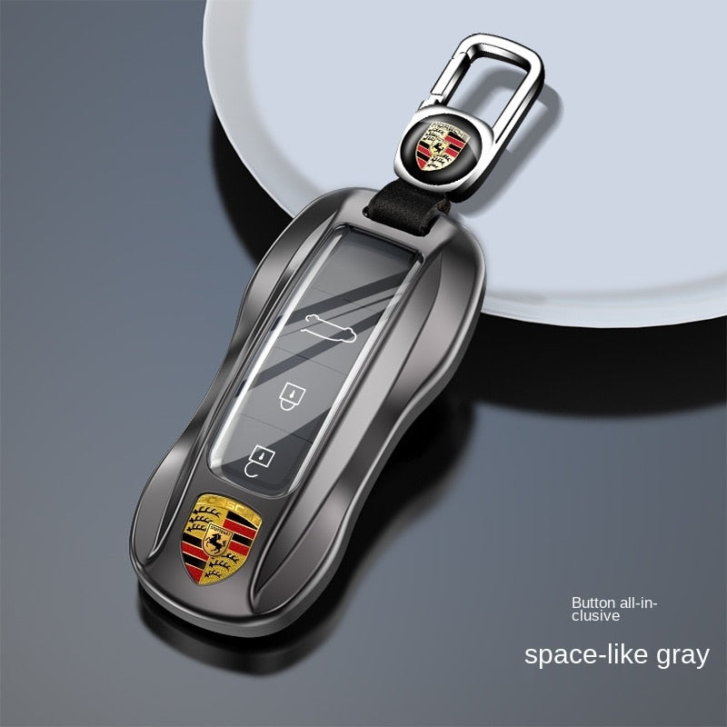 ポルシェPorsche専用キーケース オシャレ 高級合金 贅沢触感 流れ光沢 多色キーカバー キーホルダー