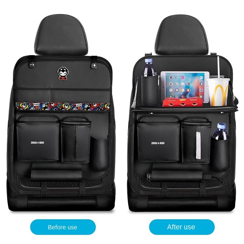 車のシートバック収納バッグハンギングバッグ子供用ダイニングテーブル車の背もたれ収納バッグ車の室内装飾用品Daquan