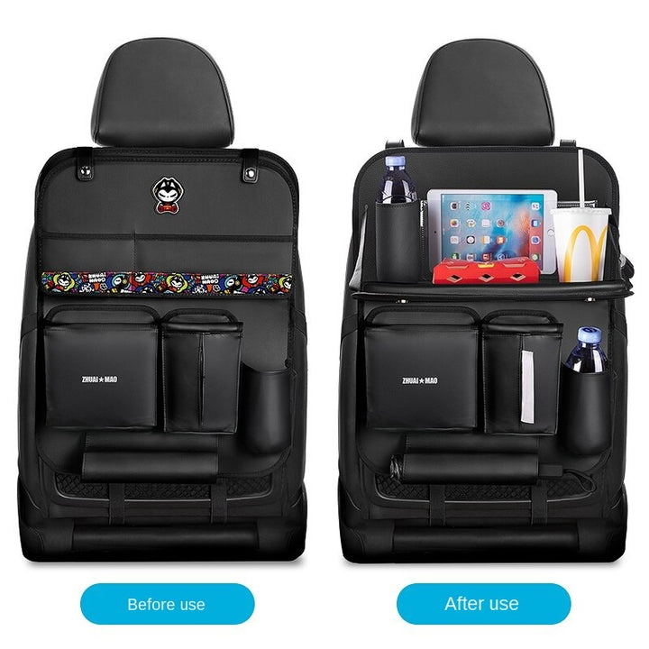 車のシートバック収納バッグハンギングバッグ子供用ダイニングテーブル車の背もたれ収納バッグ車の室内装飾用品Daquan