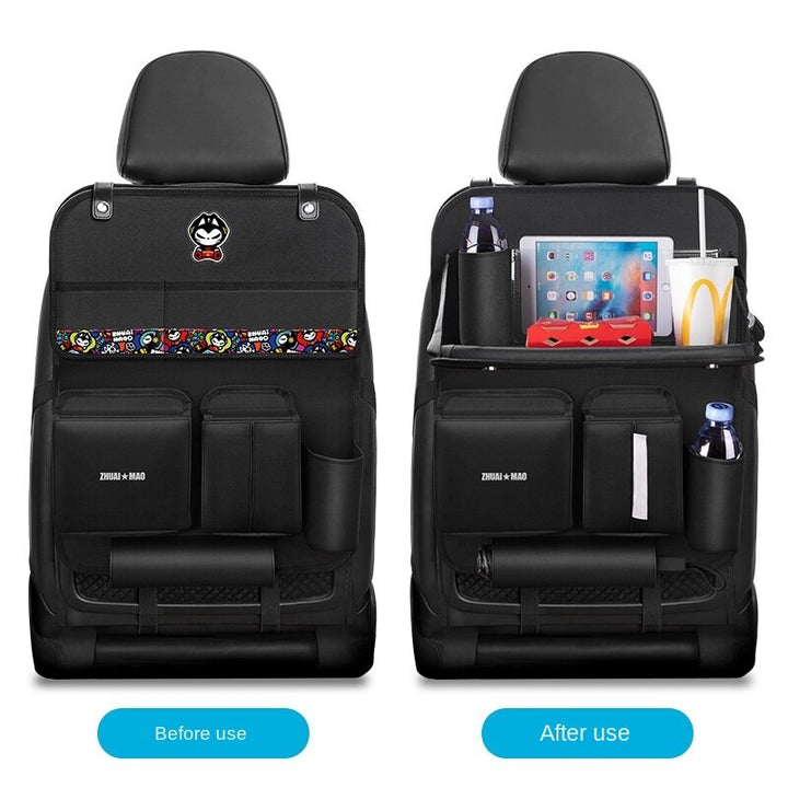 車のシートバック収納バッグハンギングバッグ子供用ダイニングテーブル車の背もたれ収納バッグ車の室内装飾用品Daquan