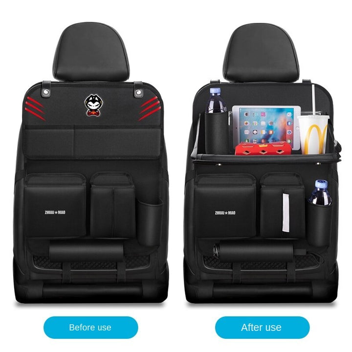 車のシートバック収納バッグハンギングバッグ子供用ダイニングテーブル車の背もたれ収納バッグ車の室内装飾用品Daquan