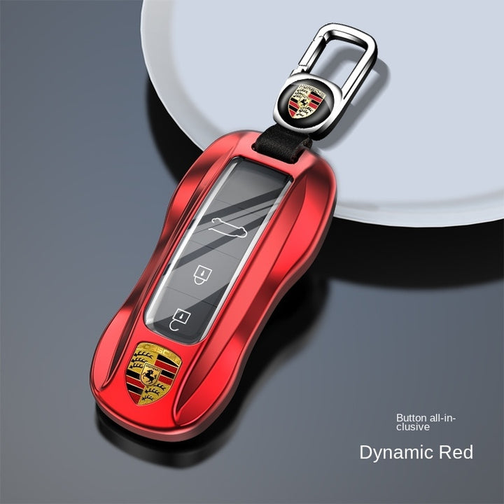 ポルシェPorsche専用キーケース オシャレ 高級合金 贅沢触感 流れ光沢 多色キーカバー キーホルダー