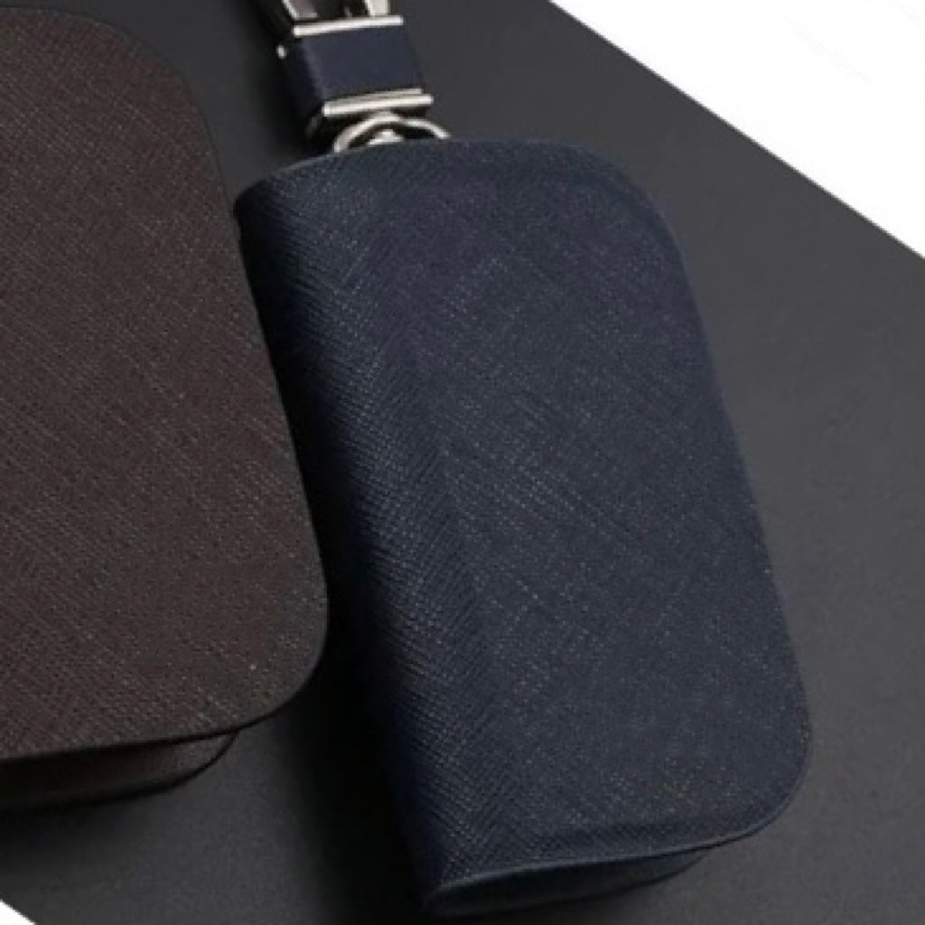汎用キーケース 車用キーカバー レザー おしゃれ 高級感抜群 ロゴオーダーメイド