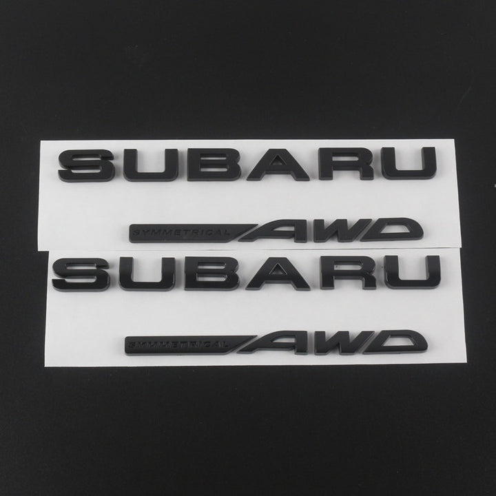スバル SUBARU AWD (純正) ステッカー エンブレムフィルム T6 グレードエンブレム