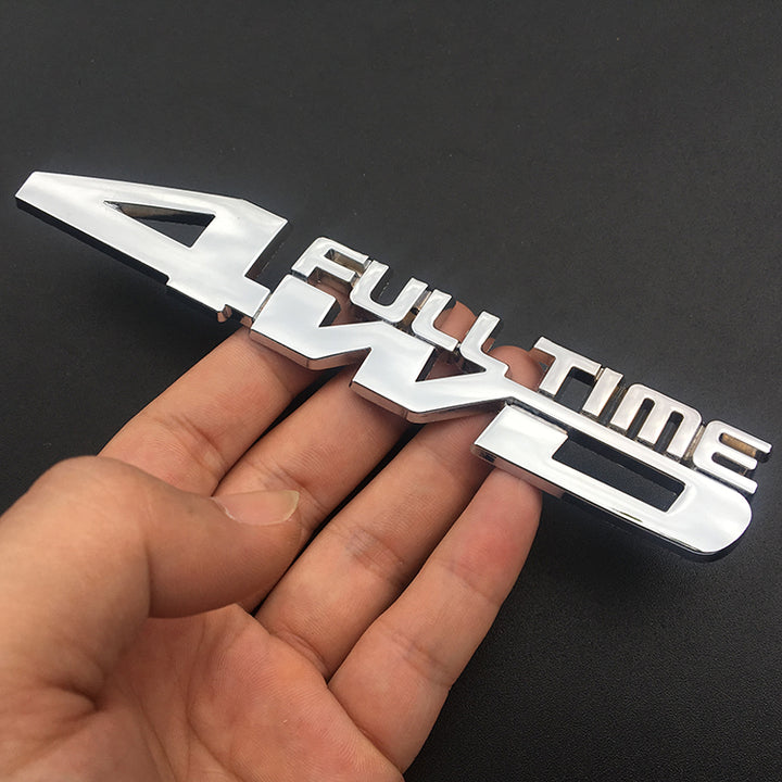 4WD FULL TIME四輪駆動 SUV ロゴ 装飾 ステッカー