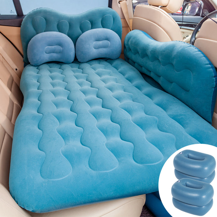 車中泊ベッド  電動ポンプ付属 カー用品 キャンプ用品 エアーベッド SUV車 普通車適用