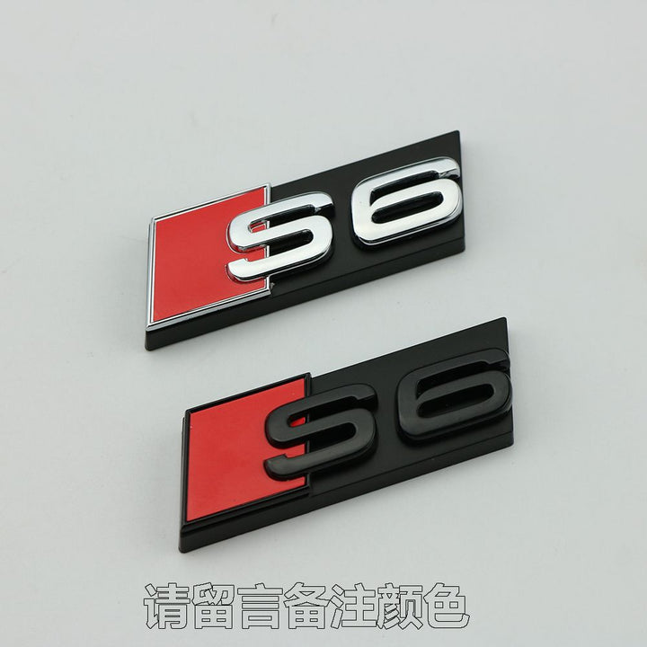 アウディカーステッカーS3S4 S5 S6 SQ3 SQ5 SQ7 RS3RS4修正セルラーネットワークカーロゴ