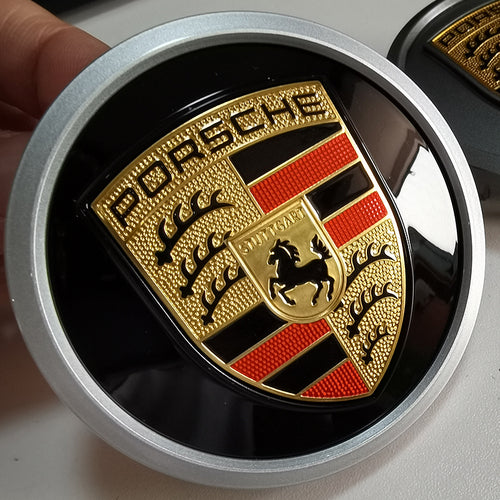 ポルシェ PORSCHE 純正 リア ホイール エンブレム 4個セット