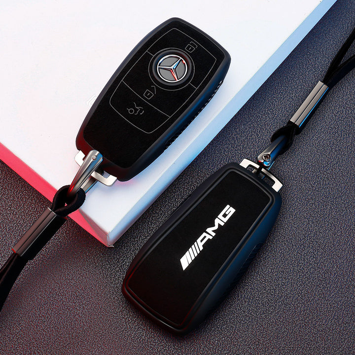 ベンツBenz専用キーケース 贅沢スエード 高級感 おしゃれ 全面保護 キーカバー