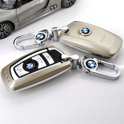 BMW専用キーケース 高級合金 耐摩耐久 フィット感抜群 全面保護 軽量 防水防塵 キーカバー