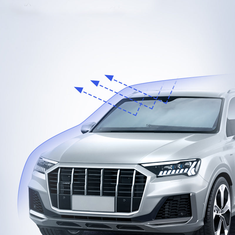 車用サンシェード フロントガラス 自動巻き取り  断熱 紫外線 UVカット 取付収納便利