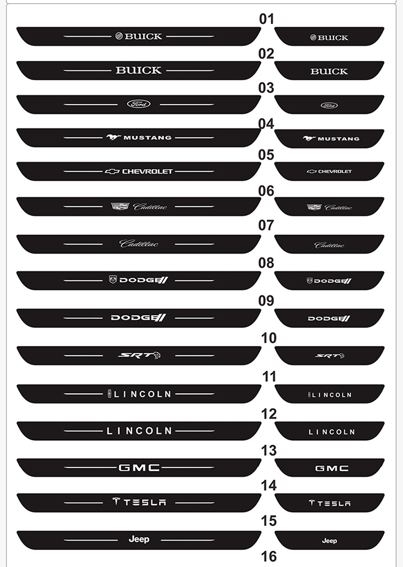 LED サイドステップガード 七色調節可能 スカッフプレート 自動変色 配線不要  自動変色