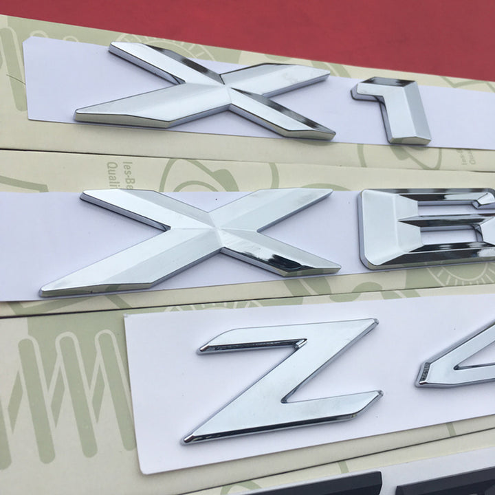 BMW Mエンブレム バッチ ロゴX1X3 X5 X6GTワードマークGTシリーズXシリーズリアラベルBMWリアラベル