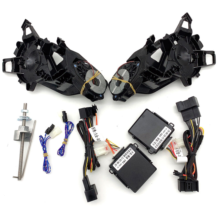 アウディA3S3 A4L A5 Q5 Q3 Q2LQ5L電動折りたたみ式リアビューミラーミラーに適しています