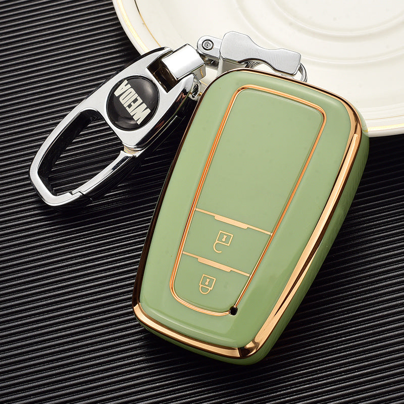 TOYOTA トヨタ専用 キーケース キーカバー キーホルダー スタイリッシュ オシャレ 汚れ防止 滑り止め 傷防止 TPU