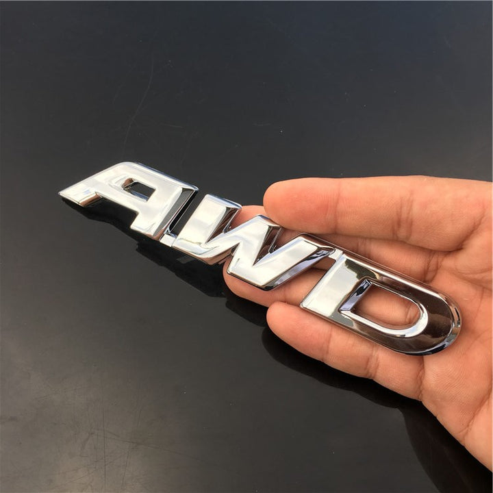 スバル AWD V6 ロゴ ボディ エンブレム